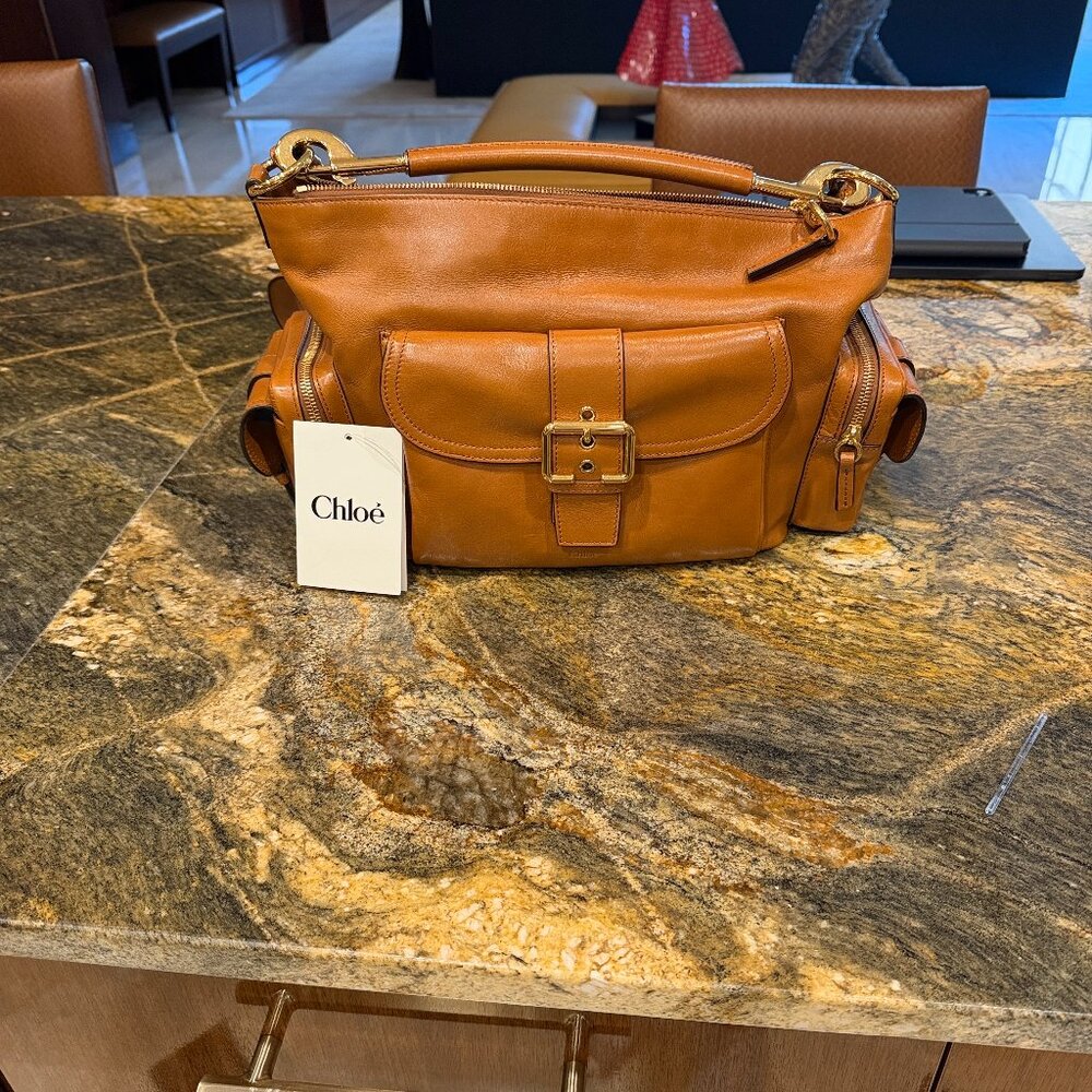 Chloé Clay Brown Camera Bag